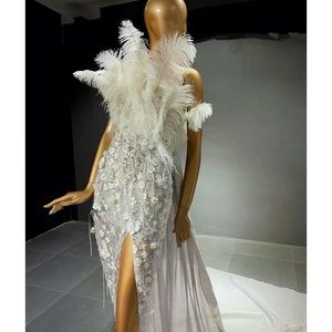 Sexy Luxury Women's Evening Gown, Engagement Gown, Formal Gown, Pageant Gown